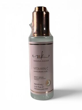 New Sealed Manna Kadar Vitamin C Hyaluronic Acid Night Serum